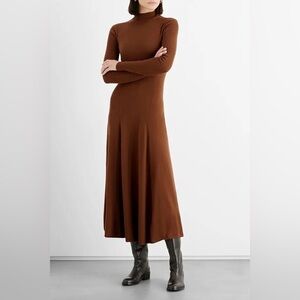 Iris & Ink April merino wool midi dress